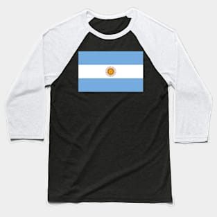 Argentina Flag Baseball T-Shirt